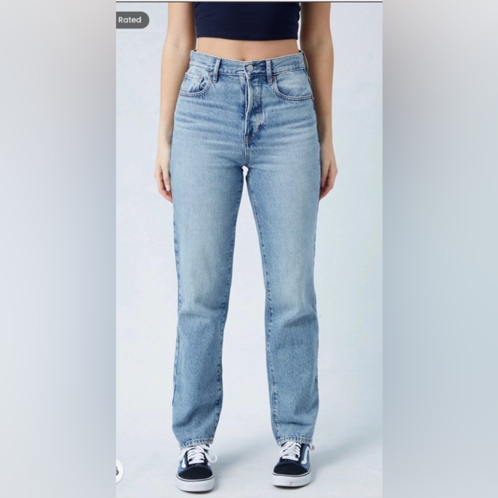 Pacsun Womans Classic Dad Blue Jeans
